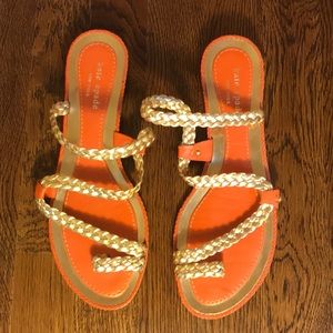 Gold braided Kate Spade sandals - size 9!